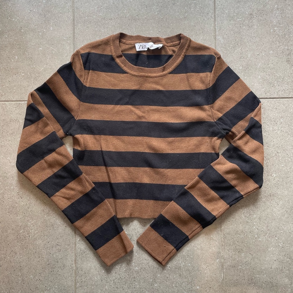 Zara striped long sleeve
